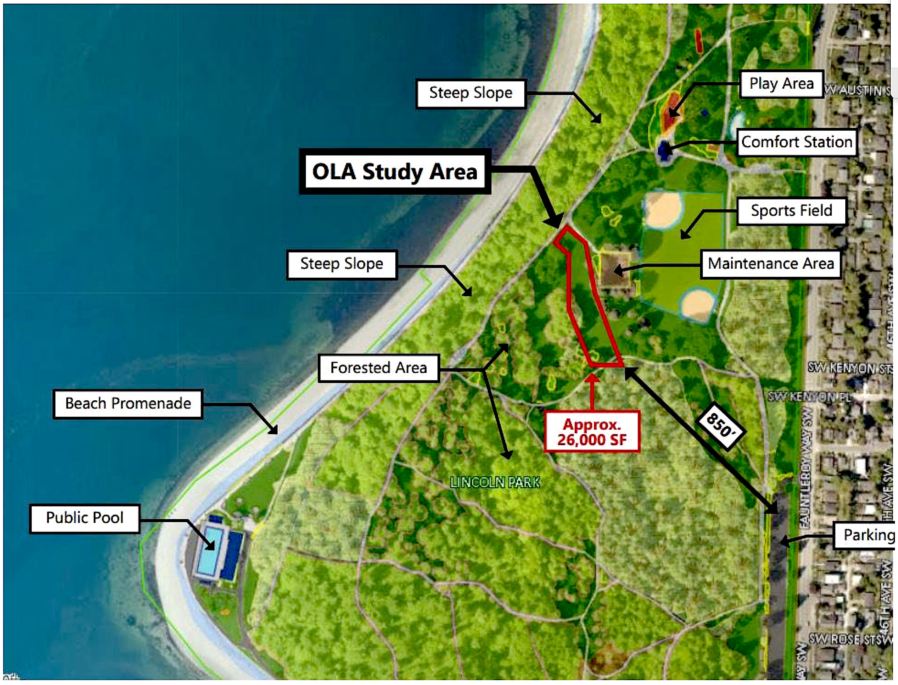 Off leash dog park study published; Lincoln Park and West Seattle Stadium considered for
